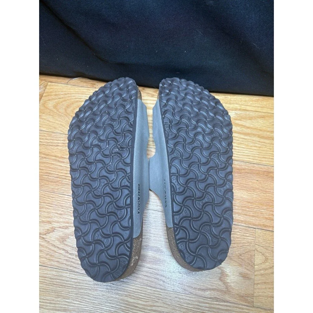 Birkenstock Arizona Stone Gray Buckle EU 43 US Men’s 10 Regular Fit Sandals
